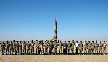 Pakistan test-fires surface-to-surface ballistic missile 'Ghaznavi', which is capable of delivering warheads up to 290 kilometres Pakistan test-fires surface-to-surface ballistic missile 'Ghaznavi', which is capable of delivering warheads up to 290 kilometres