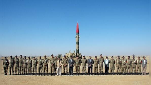 Pakistan test-fires surface-to-surface ballistic missile 'Ghaznavi', which is capable of delivering warheads up to 290 kilometres