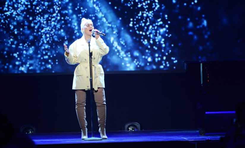 D23 EXPO 2019 - The Ultimate Disney Fan Event - brings together all the worlds of Disney under one roof for three packed days of presentations, pavilions, experiences, concerts, sneak peeks, shopping, and more. The event, which takes place August 23 - 25 at the Anaheim Convention Center, provides fans with unprecedented access to Disney films, television, games, theme parks, and celebrities. (The Walt Disney Company/Image Group LA) CHRISTINA AGUILERA