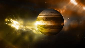 Jupiter was smacked on its side by a protoplanet ten times Earth's mass, study argues