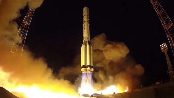 Russia launched a fourth military communication satellite aboard a Proton-M rocket yesterday