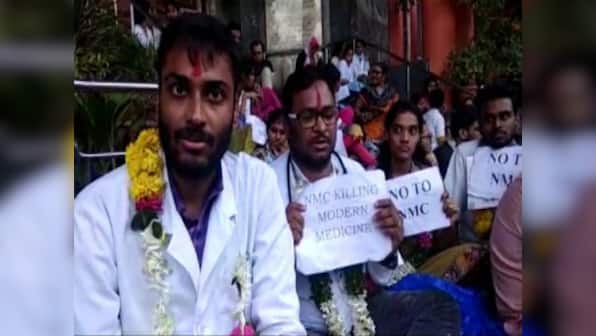 Hyderabad doctors protest over ‘contentious issues’ in NMC Bill; claim it would compromise the health of Indians