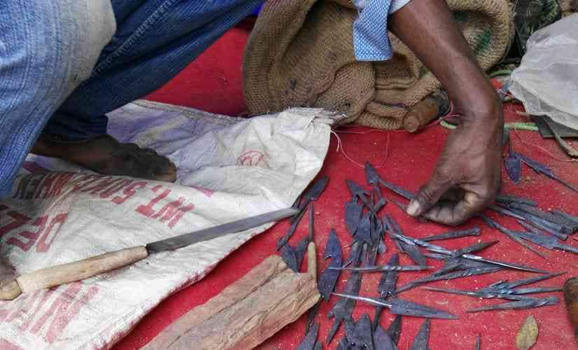 The Lohra community is an expert in iron smelting, and makes weapons for hunting. Miltee Horo