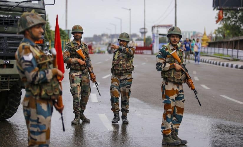 Indian soldiers in Kashmir. PTI