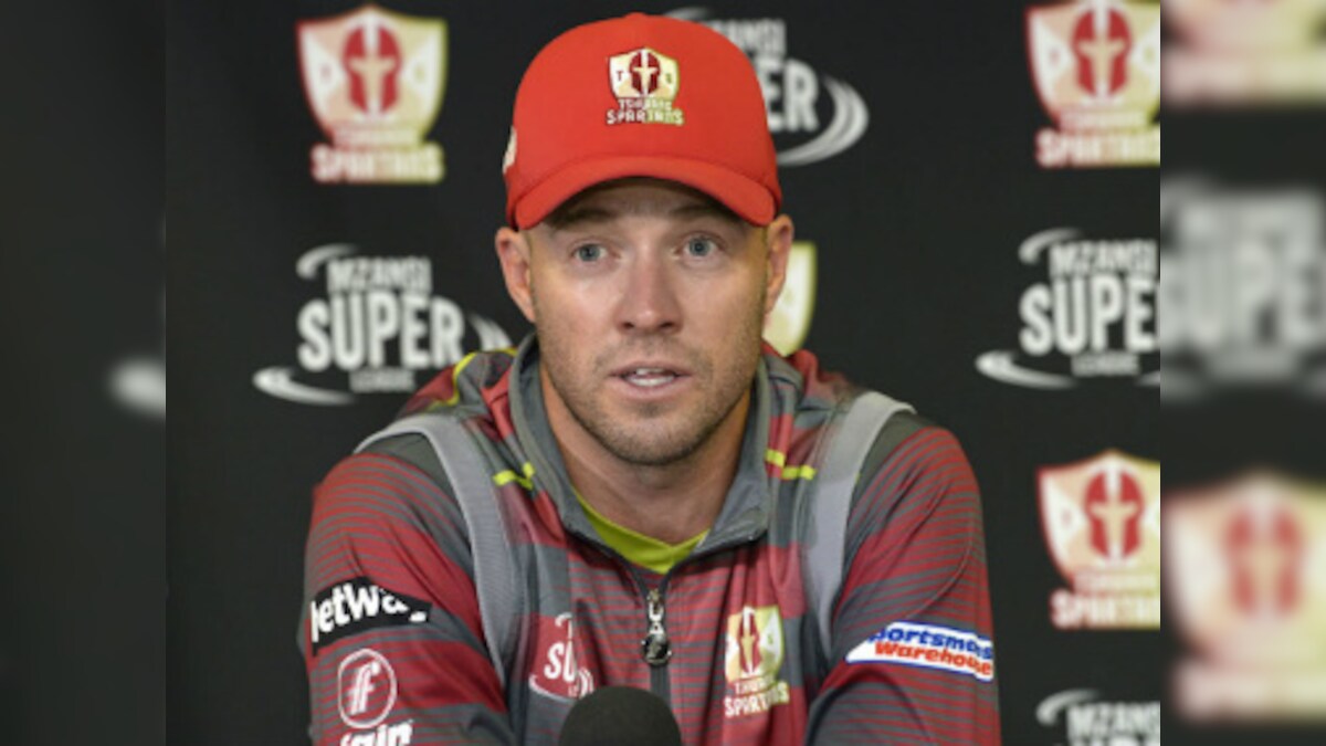 South Africa's Faf du Plessis says 'talks have been on' with AB de Villiers over return to international cricket at T20 World Cup