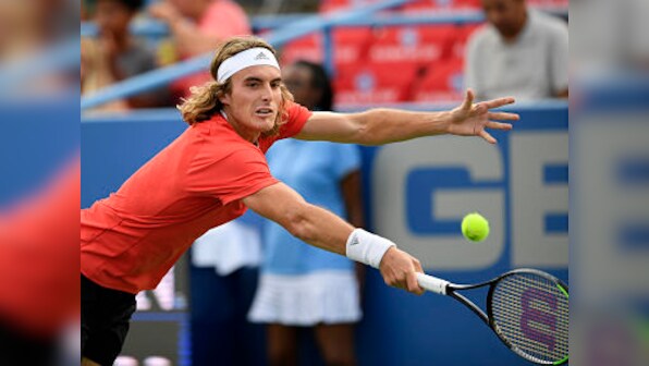 Watch: Stefanos Tsitsipas' 'shoegate' continues at Citi Open, provokes Frenchman Benoit Paire