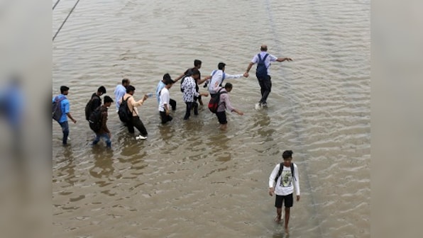 Extremely heavy rainfall lashes Mumbai, surrounding districts; waterlogging disrupts rail, road traffic