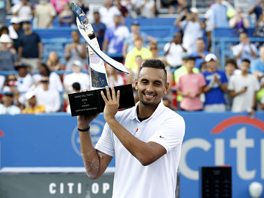 Citi Open 2019: Nick Kyrgios keeps composure and clinches title after beating Daniil Medvedev in straight sets Citi Open 2019: Nick Kyrgios keeps composure and clinches title after beating Daniil Medvedev in straight sets