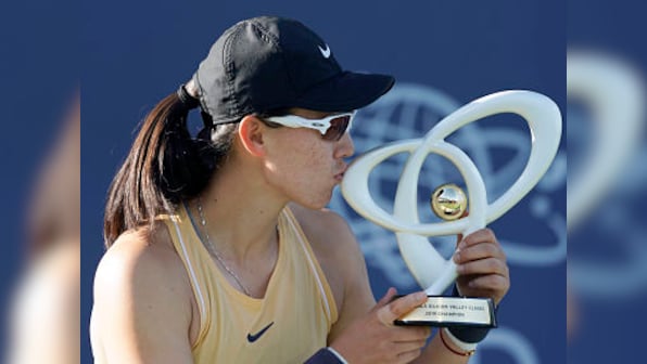 Silicon Valley Classic: China's Zheng Saisai beats Aryna Sabalenka in final to win career's first WTA title