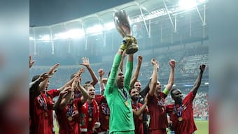 Goalkeeper Adrian turns hero for Liverpool as Jurgen Klopp's team overcomes Chelsea on penalties to clinch UEFA Super Cup