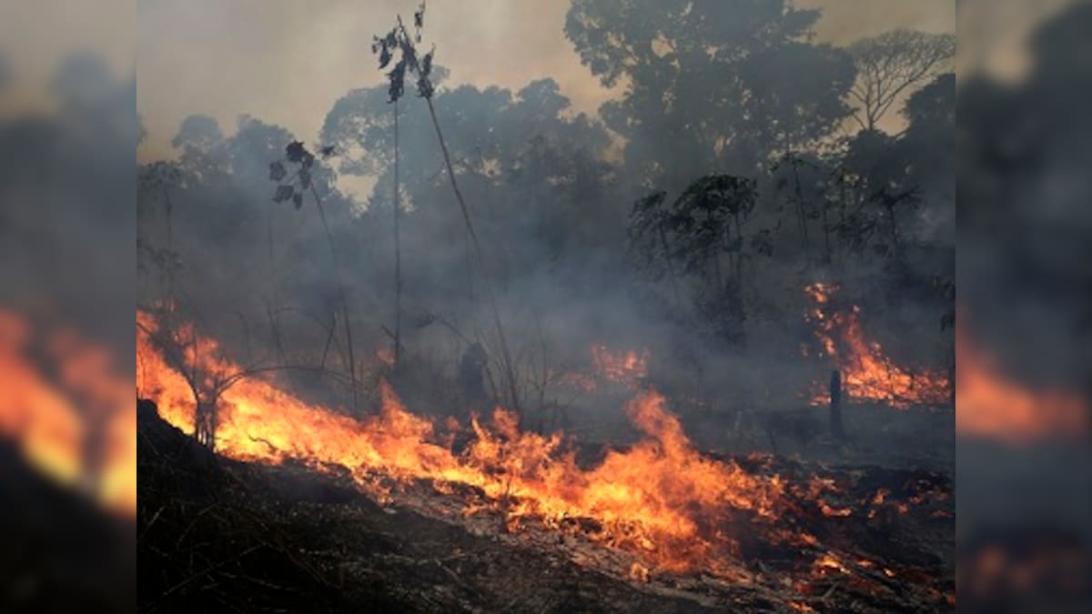 Amazon fires that sparked international outcry remain engulfed in flames as global leaders meet in New York for UN Climate Action Summit