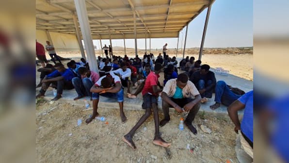 Europe-bound boat carrying migrants capsizes off Libya coast, 65 rescued; UN says 40 migrants presumed drowned