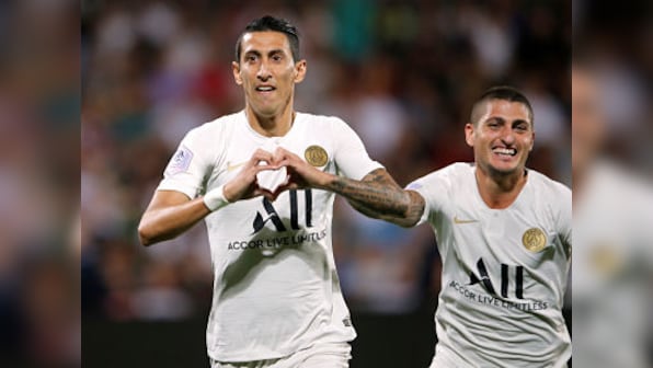 Ligue 1: Depleted Paris Saint-Germain win against Metz in match interrupted by homophobic fan banners