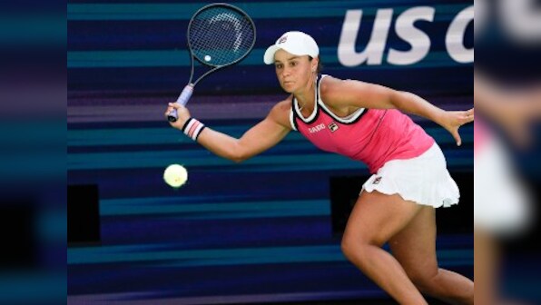 US Open 2019: Ashleigh Barty overcomes 'appalling' start against Zarina Diyas to progress to second round