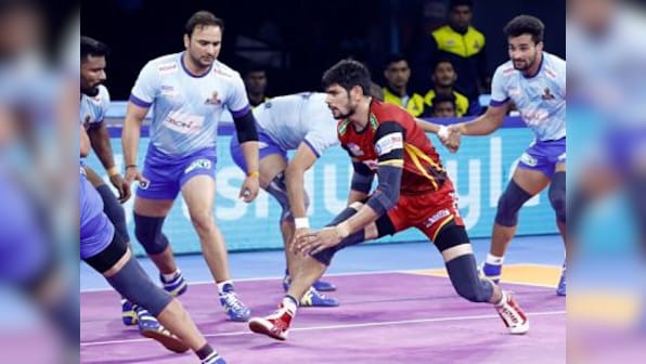 Pro Kabaddi 2019 Highlights, Jaipur Pink Panthers vs Bengaluru Bulls at Delhi: Rohit Kumar shines in Bengaluru's win