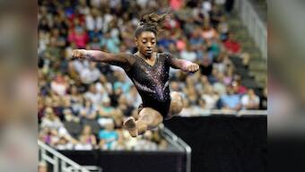 Simone Biles reasserts her class with sixth title at US Gymnastics Championships