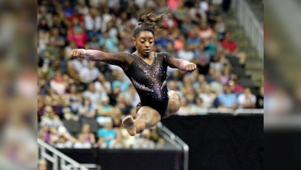 Simone Biles reasserts her class with sixth title at US Gymnastics Championships