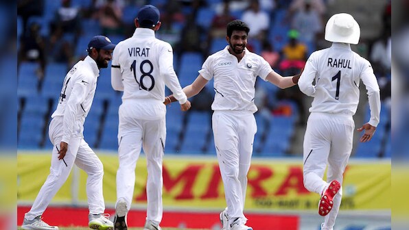 Jasprit Bumrah's five-wicket haul destroys West Indies as India take 1-0 lead in Test series