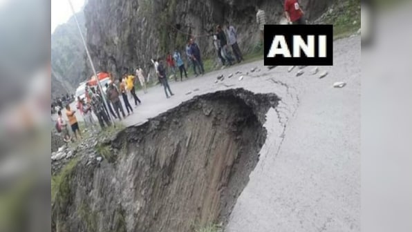 24 buses stuck in Himachal Pradesh’s Chamba after heavy rains wash away road; Manimahesh Yatra temporarily suspended