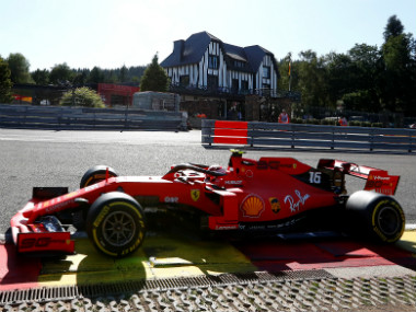Belgian Grand Prix: Charles Leclerc pips teammate Sebastian Vettel as Ferrari dominates opening practice session Belgian Grand Prix: Charles Leclerc pips teammate Sebastian Vettel as Ferrari dominates opening practice session