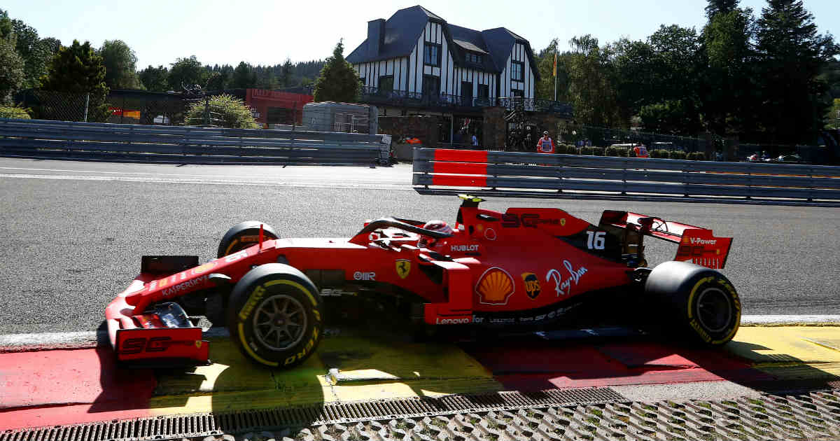Belgian GP: Charles Leclerc pips teammate Sebastian Vettel as Ferrari dominates opening practice session