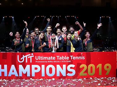 UTT 2019: Tiago Apolonia dazzles as Sharath Kamal's Chennai Lions score dominating victory over Dabang Delhi in final UTT 2019: Tiago Apolonia dazzles as Sharath Kamal's Chennai Lions score dominating victory over Dabang Delhi in final
