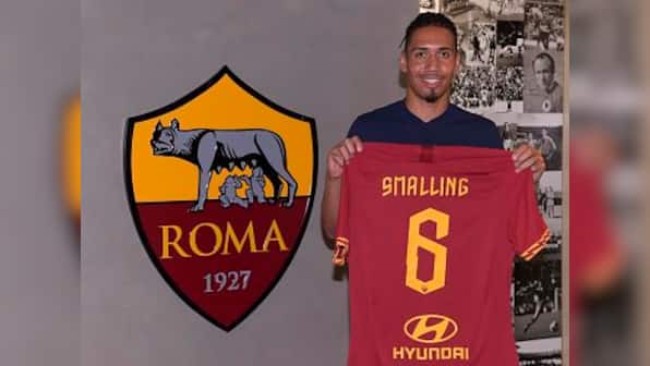 Serie A: Manchester United defender Chris Smalling joins AS Roma on one-year loan deal for three million euros