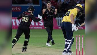 Watch: Leicestershire spinner Colin Ackermann takes seven wickets in an innings to set new T20 world record