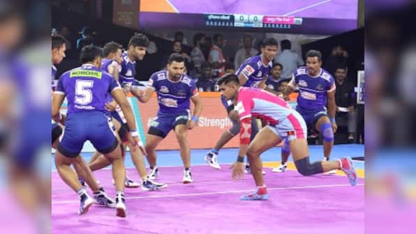 Pro Kabaddi 2019: Deepak Niwas Hooda guides Jaipur Pink Panthers past Haryana Steelers; U Mumba lose to UP Yoddha