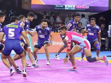 Pro Kabaddi 2019: Deepak Niwas Hooda guides Jaipur Pink Panthers past Haryana Steelers; U Mumba lose to UP Yoddha Pro Kabaddi 2019: Deepak Niwas Hooda guides Jaipur Pink Panthers past Haryana Steelers; U Mumba lose to UP Yoddha