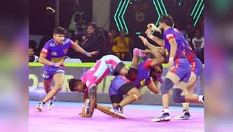 Pro Kabaddi 2019: Naveen Kumar finishes with third consecutive Super 10 as Dabang Delhi beat Jaipur Pink Panthers