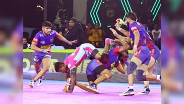 Pro Kabaddi 2019: Naveen Kumar finishes with third consecutive Super 10 as Dabang Delhi beat Jaipur Pink Panthers