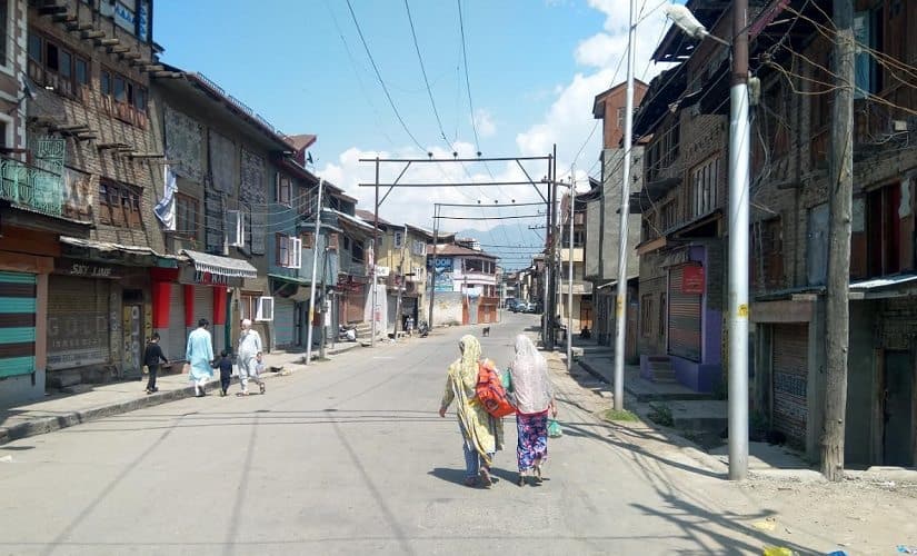 Downtown Srinagar wears a deserted look. Firstpost/Kaisar Andrabi
