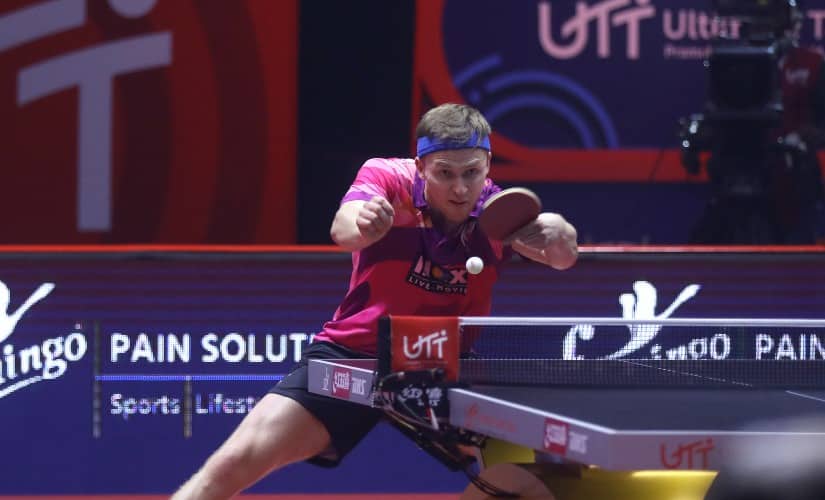 Benedikt Duda of RPSG Mavericks Kolkata during season three of UTT. Image credits UTT