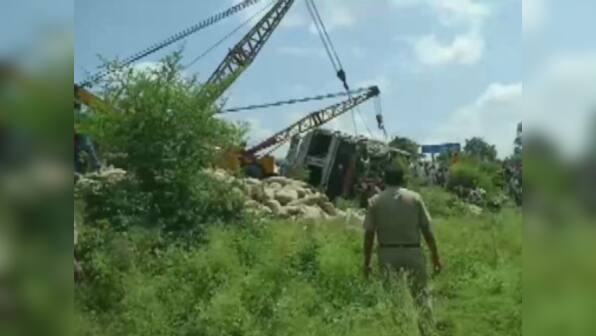 16 killed after truck overturns on two tempos in UP’s Shahjahanpur; Yogi Adityanath conveys condolences to kin of deceased