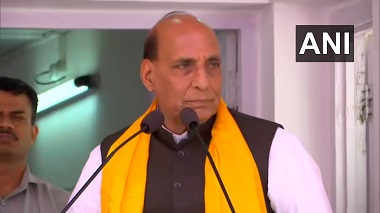Pakistan has no locus standi on Kashmir, says Rajnath Singh during DRDO's Kisan-Jawan Vigyan Mela in Ladakh Pakistan has no locus standi on Kashmir, says Rajnath Singh during DRDO's Kisan-Jawan Vigyan Mela in Ladakh