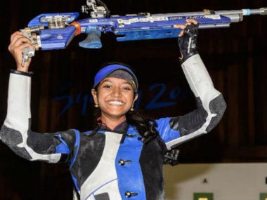 ISSF Shooting World Cup: Elavenil Valarivan wins her first senior women’s 10m air rifle gold; Anjum Moudgil finishes fifth ISSF Shooting World Cup: Elavenil Valarivan wins her first senior women’s 10m air rifle gold; Anjum Moudgil finishes fifth