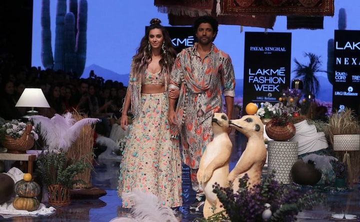 Lakme Fashion Week 2019: Farhan Akhtar, Shibani Dandekar, Lisa Haydon walk the ramp on opening day