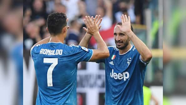 Serie A: Giorgio Chiellini scores lone goal in Juventus' win over Parma; Napoli down Fiorentina in seven-goal thriller