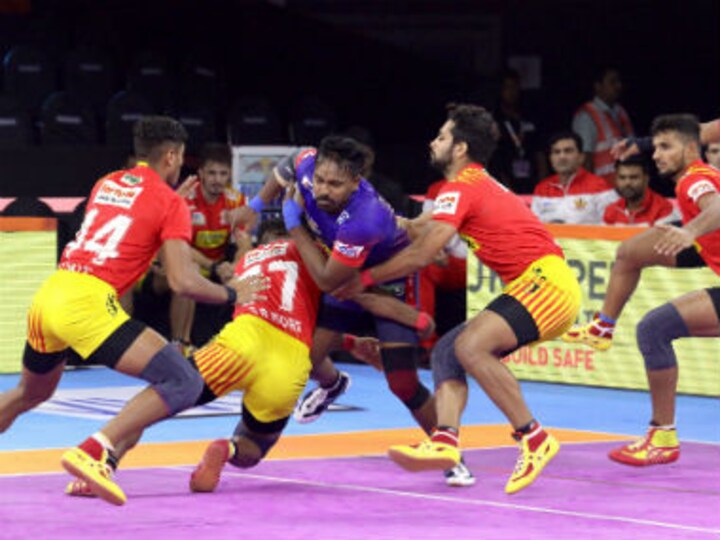 Pro Kabaddi 2019: GB More, Rohit Gulia help Gujarat Fortunegiants end Dabang Delhi's unbeaten run with 31-26 loss