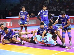 Pro Kabaddi 2019 Highlights, Jaipur Pink Panthers vs UP Yoddha in Pune:  Yoddha edge out Panthers-Sports News , Firstpost