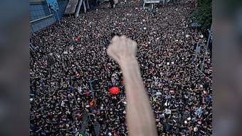 'Protesters vs Police': How peaceful protests against Hong Kong's extradition bill morphed into summer of tear gas, rubber bullets