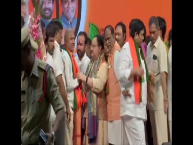 Around 60 national, state, district TDP party leaders join BJP in Hyderabad in presence of working president JP Nadda Around 60 national, state, district TDP party leaders join BJP in Hyderabad in presence of working president JP Nadda