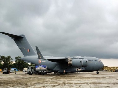 IAF's C-17 aircraft to transport Amarnath pilgrims of out Jammu and Kashmir following state govt's request IAF's C-17 aircraft to transport Amarnath pilgrims of out Jammu and Kashmir following state govt's request