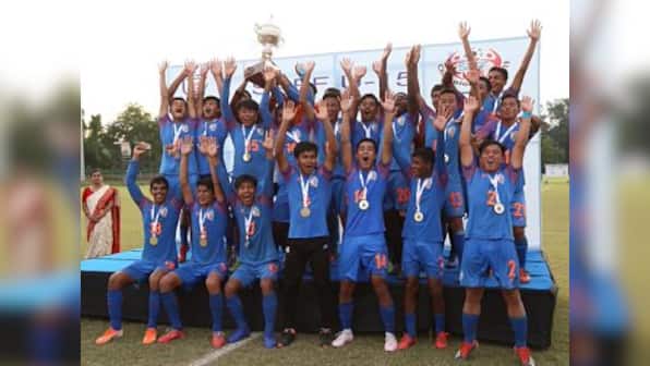 Striker Sridarth Nongmeikapam scores hat-trick as India thrash Nepal 7-0 to lift SAFF U-15 Championship title