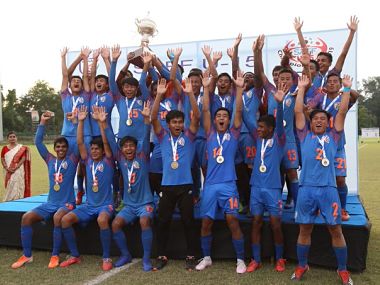 Striker Sridarth Nongmeikapam scores hat-trick as India thrash Nepal 7-0 to lift SAFF U-15 Championship title Striker Sridarth Nongmeikapam scores hat-trick as India thrash Nepal 7-0 to lift SAFF U-15 Championship title