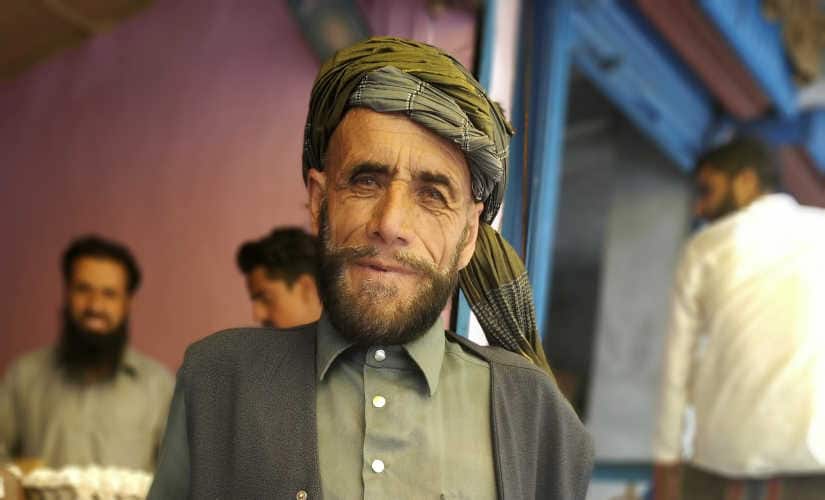 Israel Konshi,a resident of Kangan, district in Ganderbal. Image courtesy: Ishtiaq Ahmed Shauq