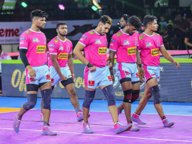Pro Kabaddi 2019 Highlights, Jaipur Pink Panthers vs UP Yoddha in Pune: Yoddha edge out Panthers Pro Kabaddi 2019 Highlights, Jaipur Pink Panthers vs UP Yoddha in Pune: Yoddha edge out Panthers