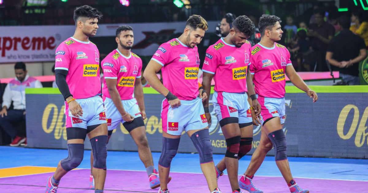 Pro Kabaddi 2019 Highlights, Jaipur Pink Panthers vs Telugu Titans in Jaipur:  Titans register thumping 51-31 win-Sports News , Firstpost