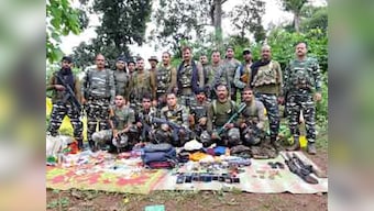 Security forces gun down Maoist in Jharkhand's in West Singbhum district, seize huge cache of arms
